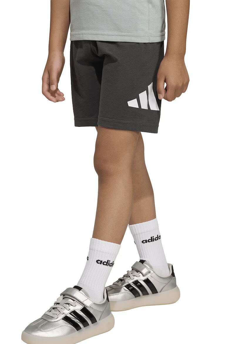 adidas Sportswear Памучна тениска и шорти - 2 части Светлозелен