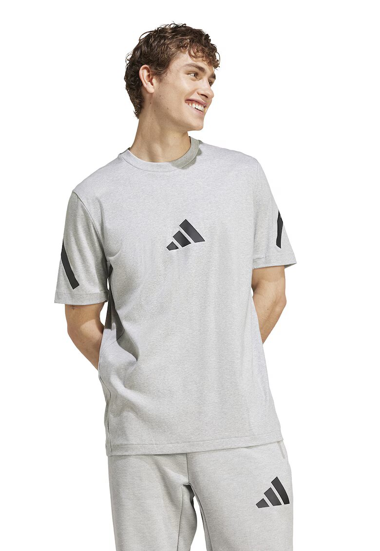 adidas Sportswear Памучна тениска Z.N.E с монограм - Черен/Светло