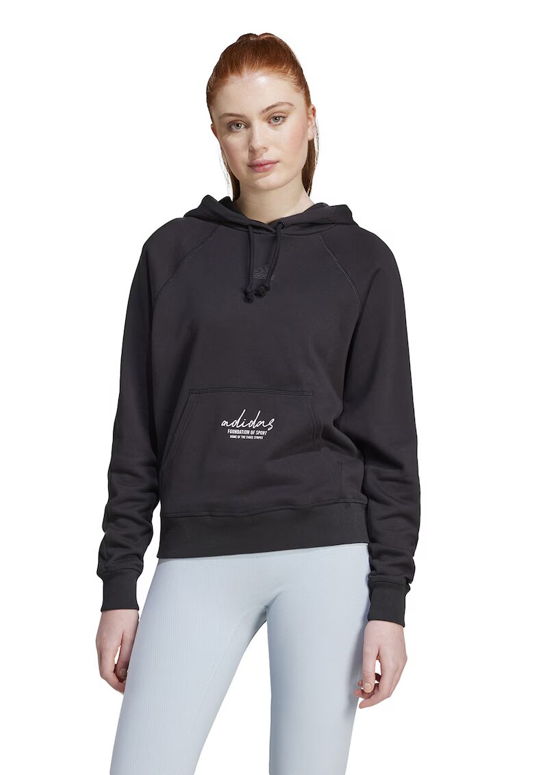 adidas Sportswear Памучно худи с джоб кенгуру