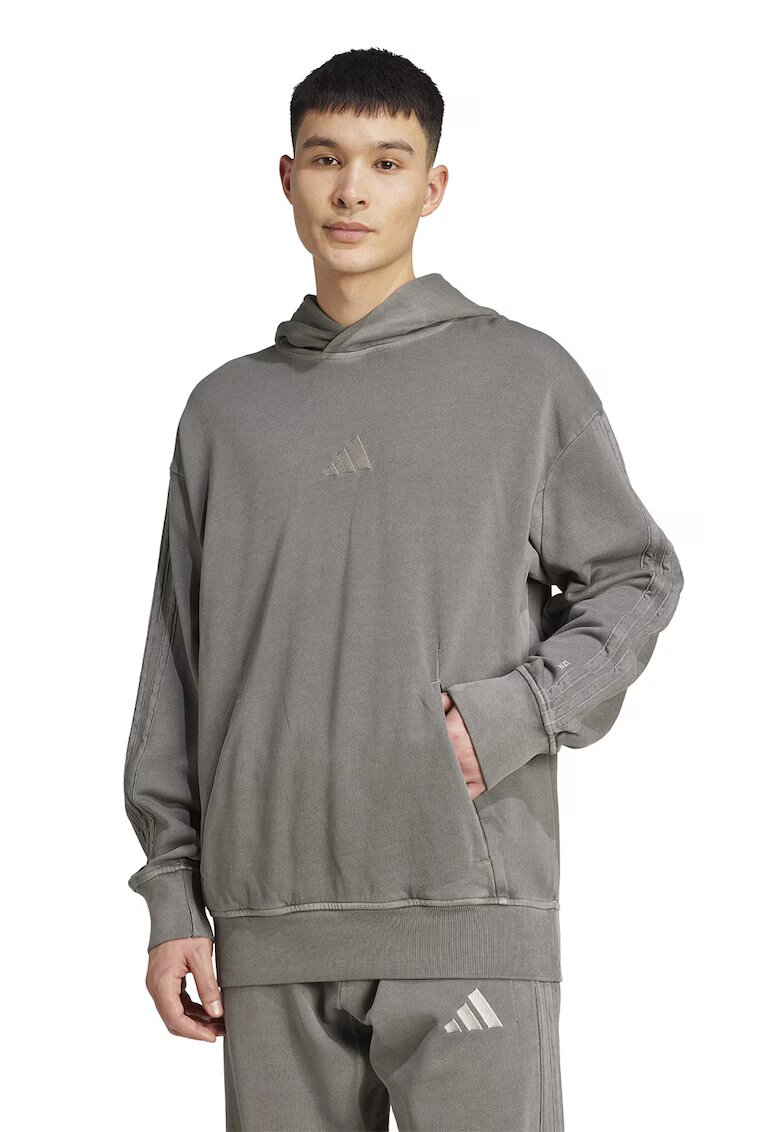 adidas Sportswear Памучно худи с лого - Tъмносив