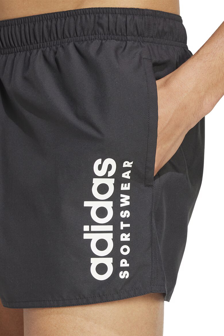 adidas Sportswear Плувни шорти Essential с лого Черен