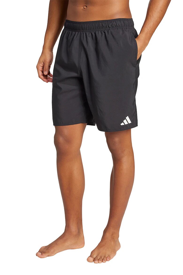 adidas Sportswear Плувни шорти с еластична талия Бял/Черен