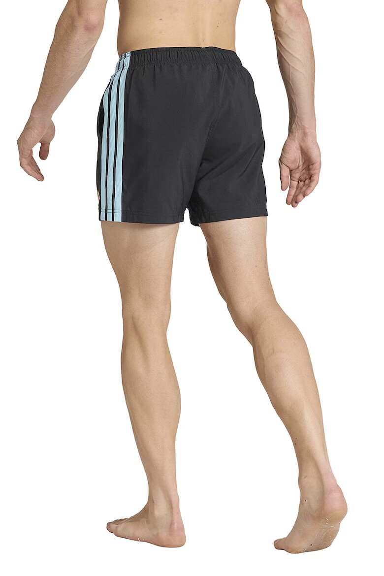 adidas Sportswear Плувни шорти с лого Черен/Ледено синьо/Крем