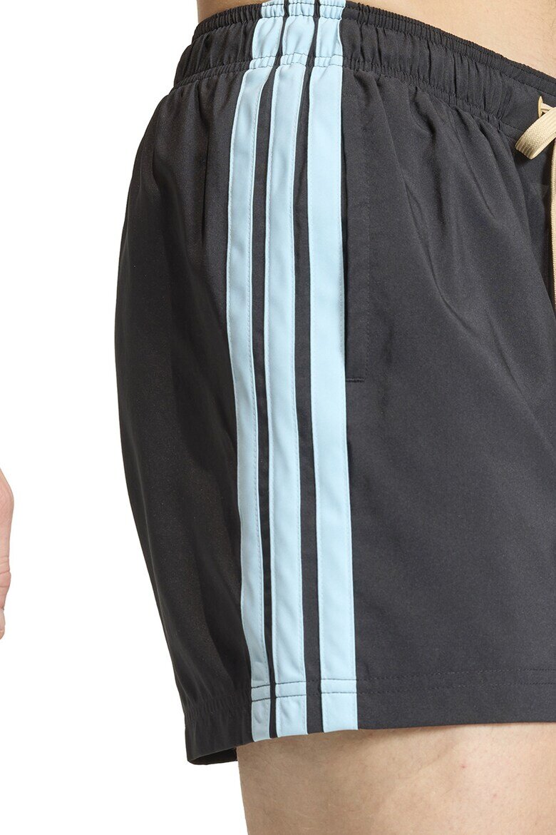 adidas Sportswear Плувни шорти с лого Черен/Ледено синьо/Крем