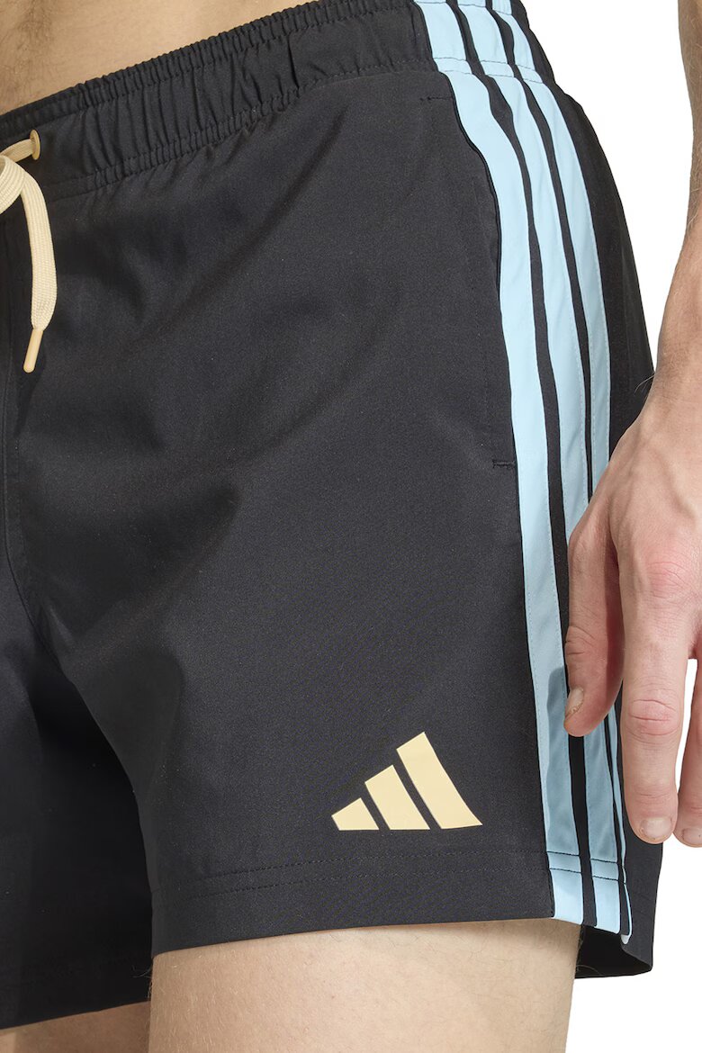 adidas Sportswear Плувни шорти с лого Черен/Ледено синьо/Крем