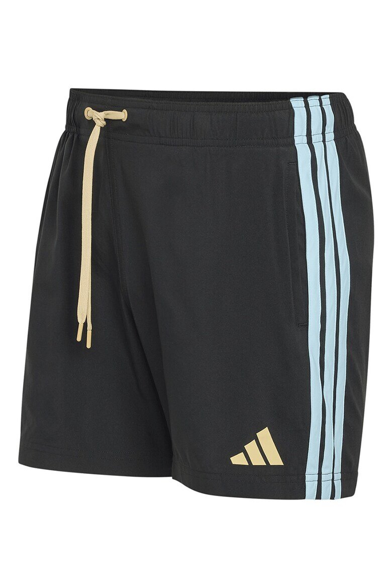adidas Sportswear Плувни шорти с лого Черен/Ледено синьо/Крем