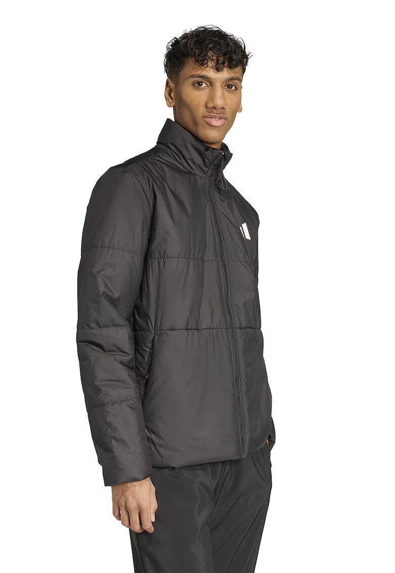 adidas Sportswear Подплатено зимно яке с висока яка - Бял/Черен