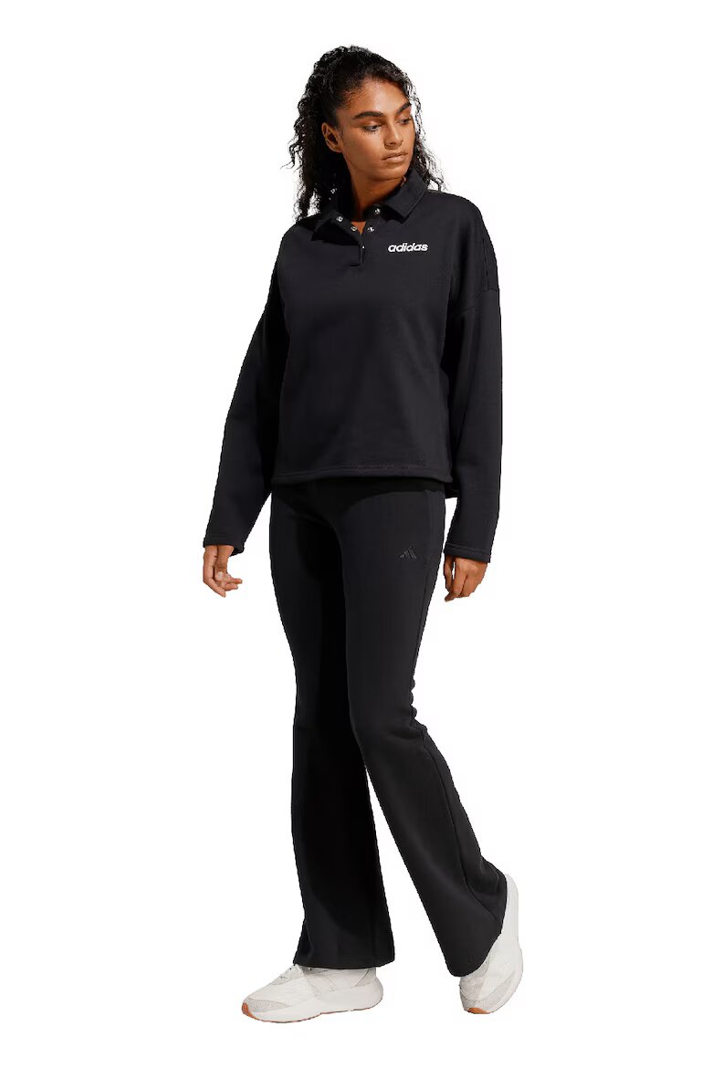 adidas Sportswear Разкроен клин Essentials с висока талия Черен