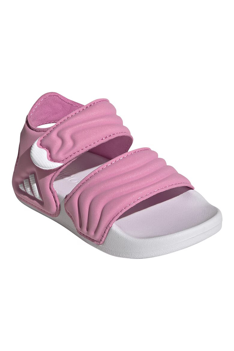 adidas Sportswear Сандали Adilette с велкро и лого Бял/Розово
