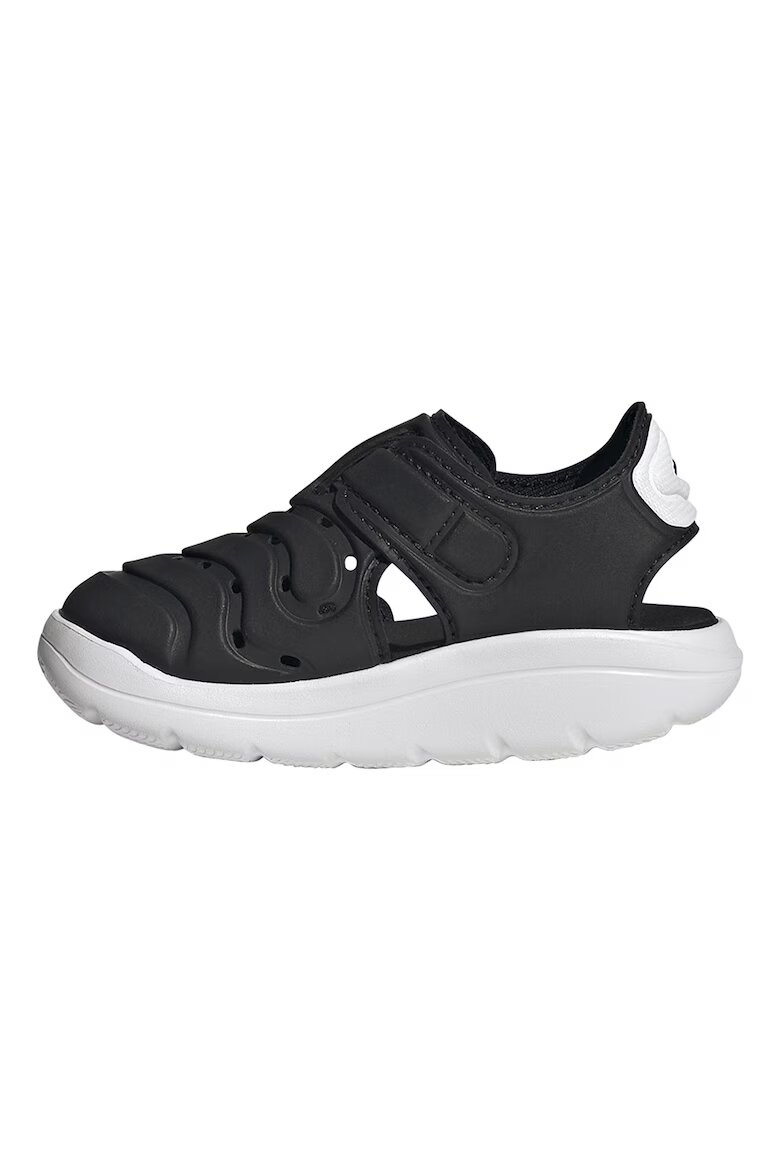 adidas Sportswear Сандали от еко кожа с велкро Бял/Черен