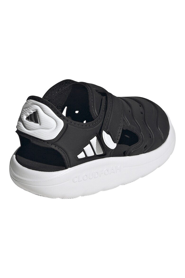 adidas Sportswear Сандали от еко кожа с велкро Бял/Черен