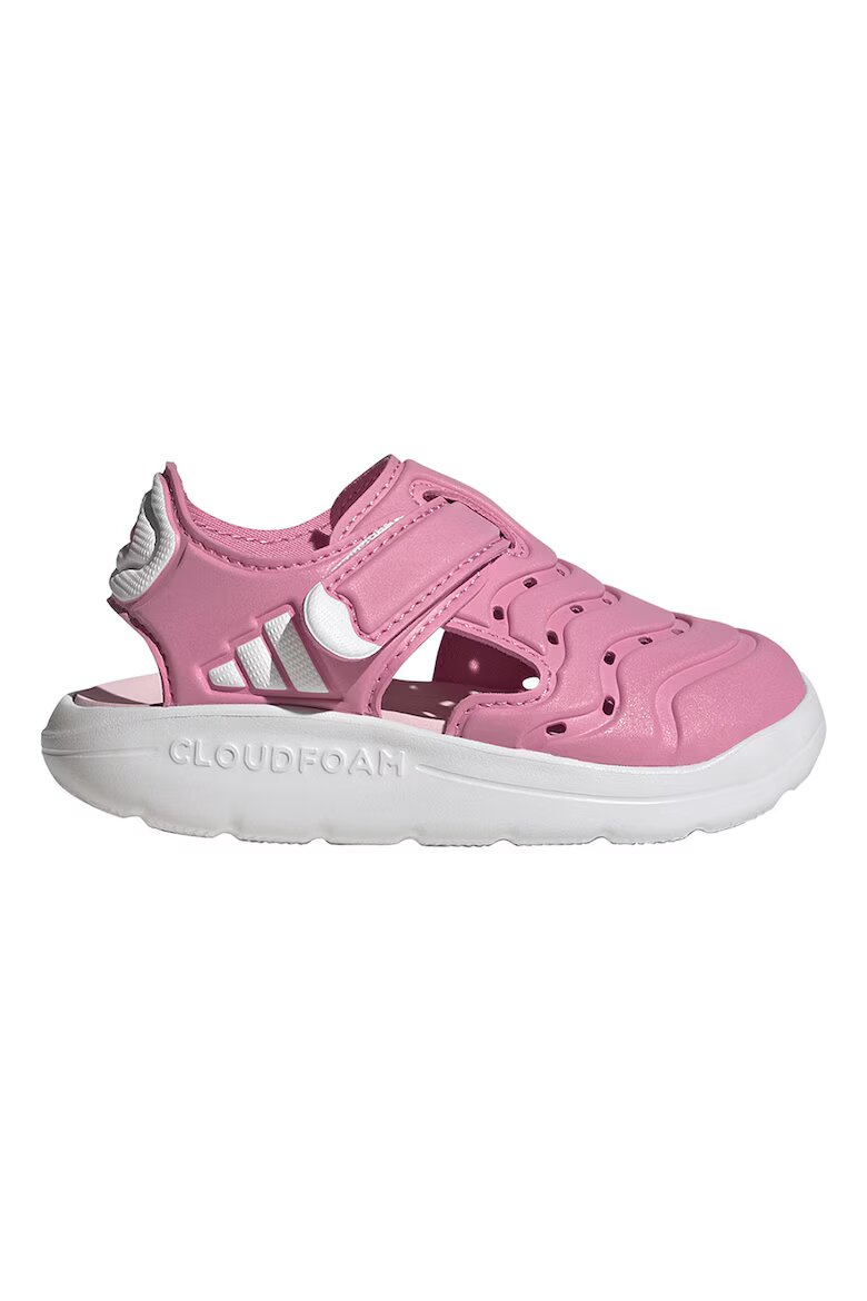 adidas Sportswear Сандали от еко кожа с велкро Бял/Розово