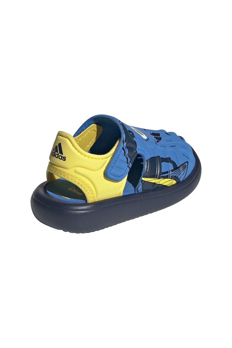 adidas Sportswear Сандали с графика Жълт/Кралско Синьо