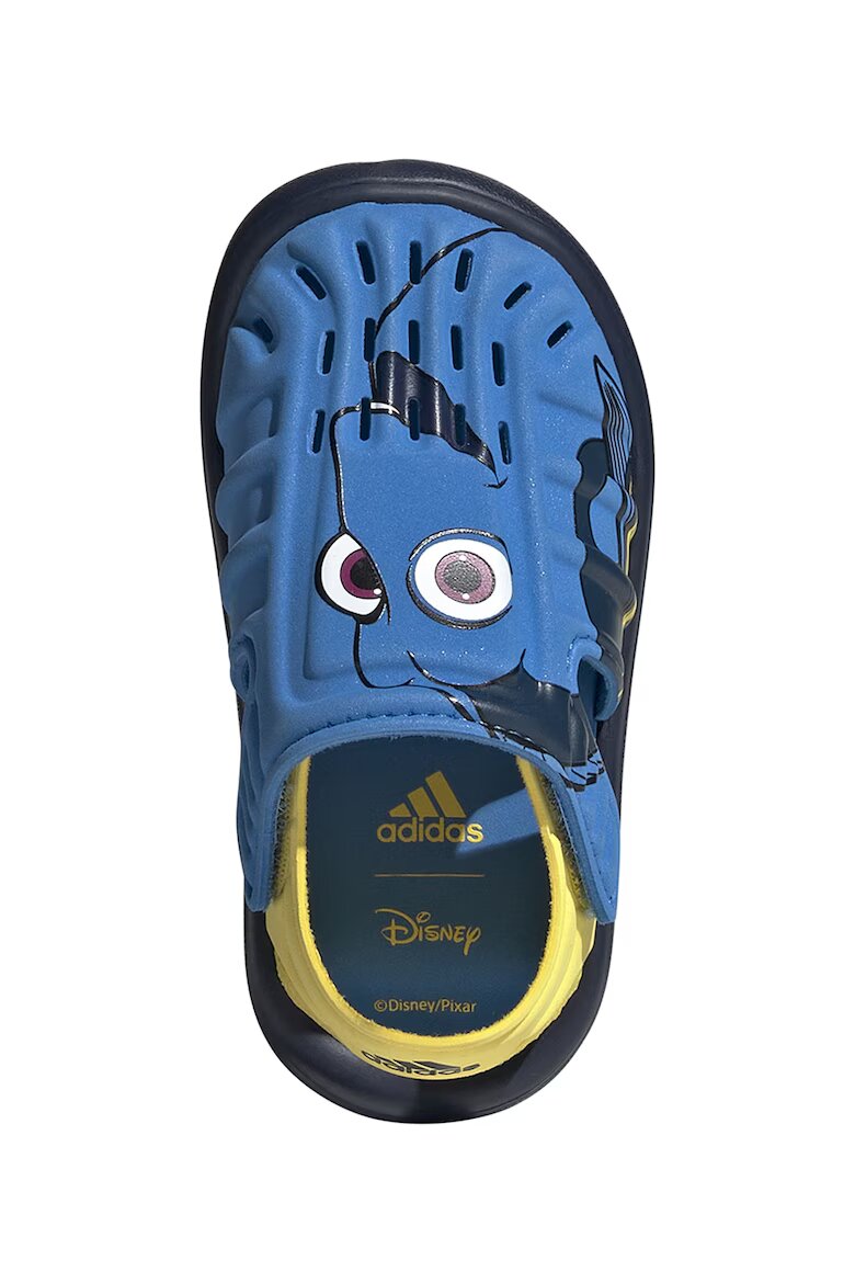 adidas Sportswear Сандали с графика Жълт/Кралско Синьо