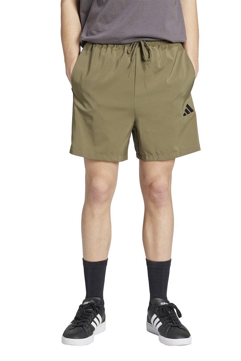 adidas Sportswear Шорти Chelsea с лого встрани Черен/Каки