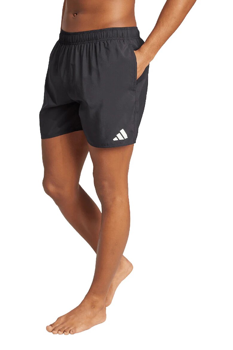 adidas Sportswear Шорти с лого Ess Sh Бял/Черен