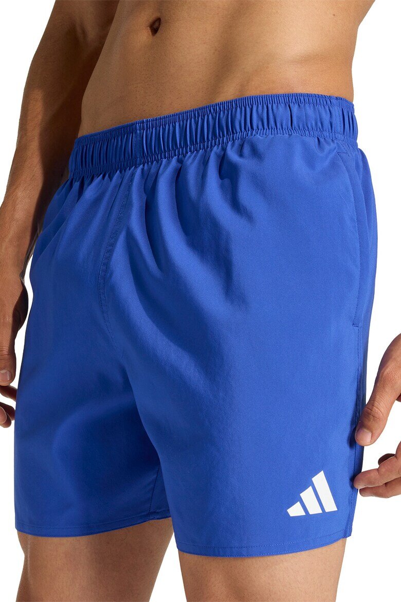 adidas Sportswear Шорти с лого Ess Sh Бял/Кралско Синьо