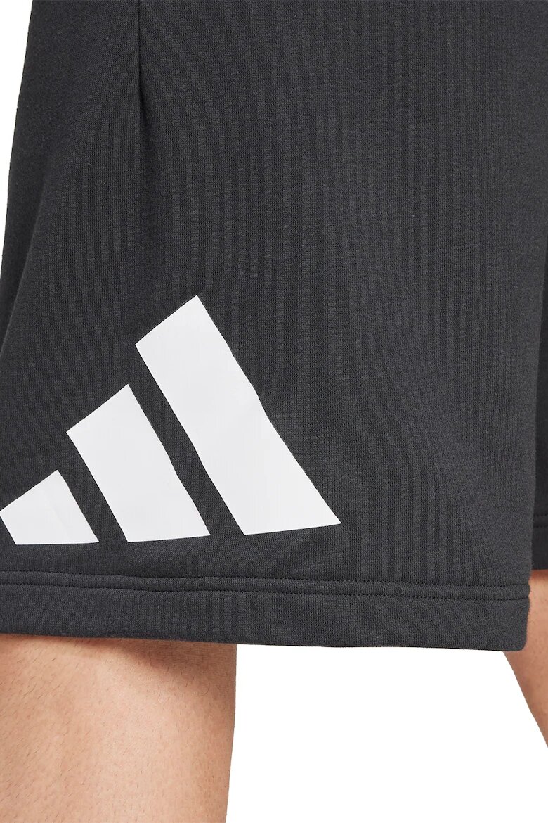 adidas Sportswear Шорти с памук и лого Бял/Черен