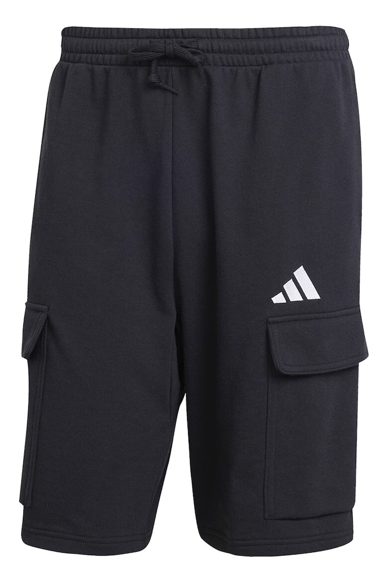 adidas Sportswear Шорти с връзка Бял/Черен