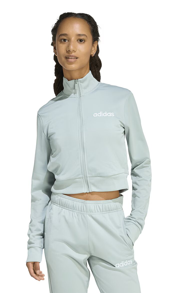 adidas Sportswear Слим спортен екип Glam с висока талия Бледозелен