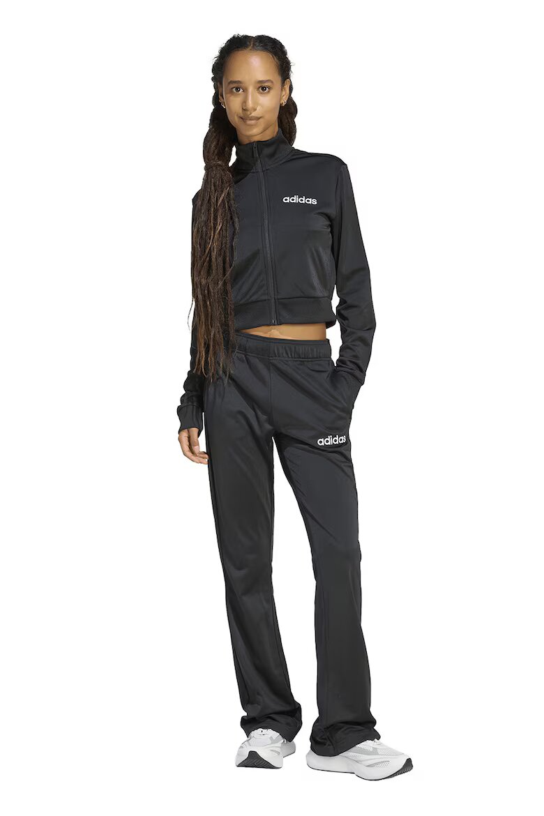 adidas Sportswear Слим спортен екип Glam с висока талия Черен