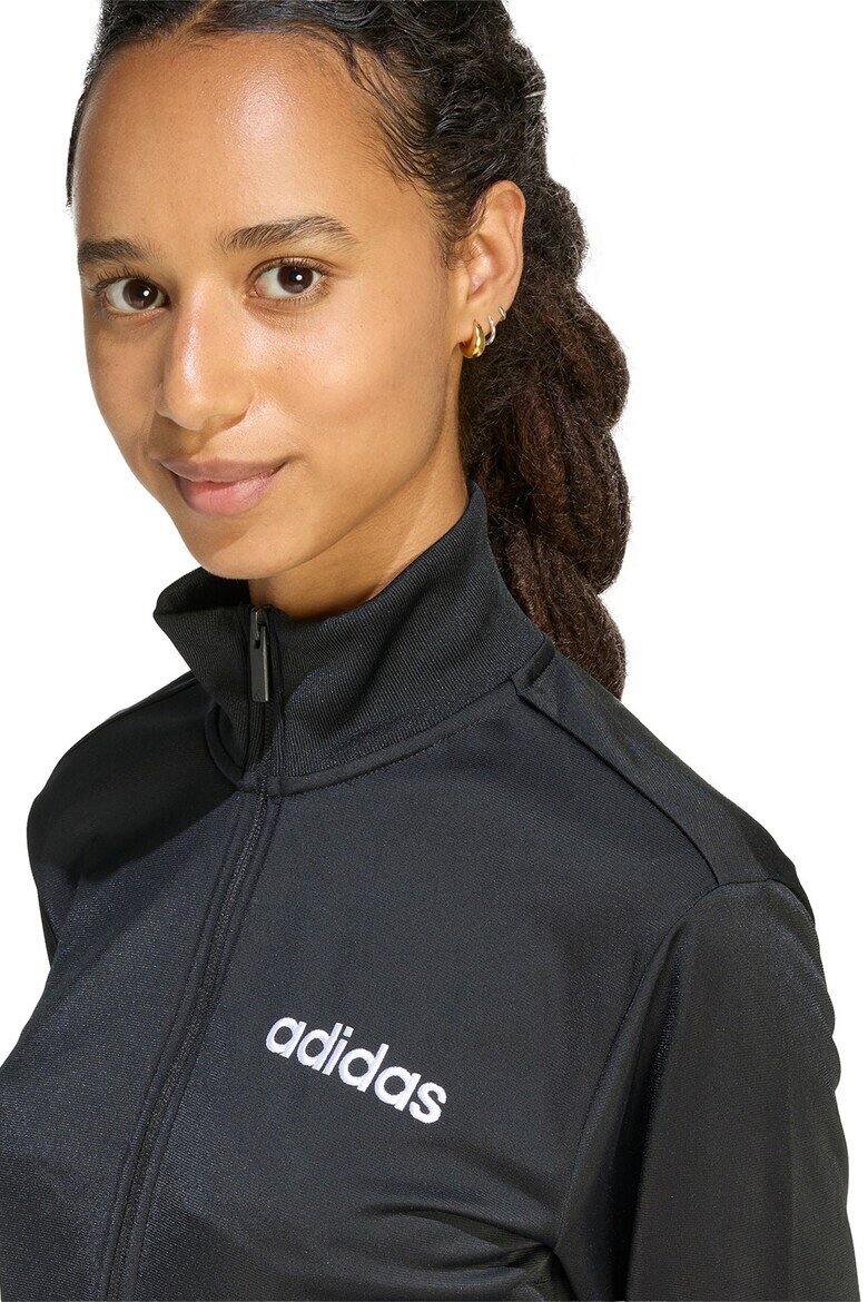 adidas Sportswear Слим спортен екип Glam с висока талия Черен