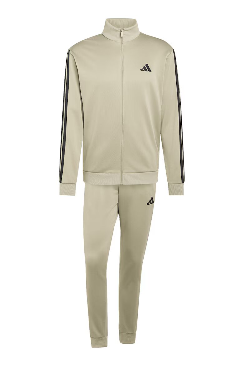 adidas Sportswear Слим спортен екип с лого Бежов
