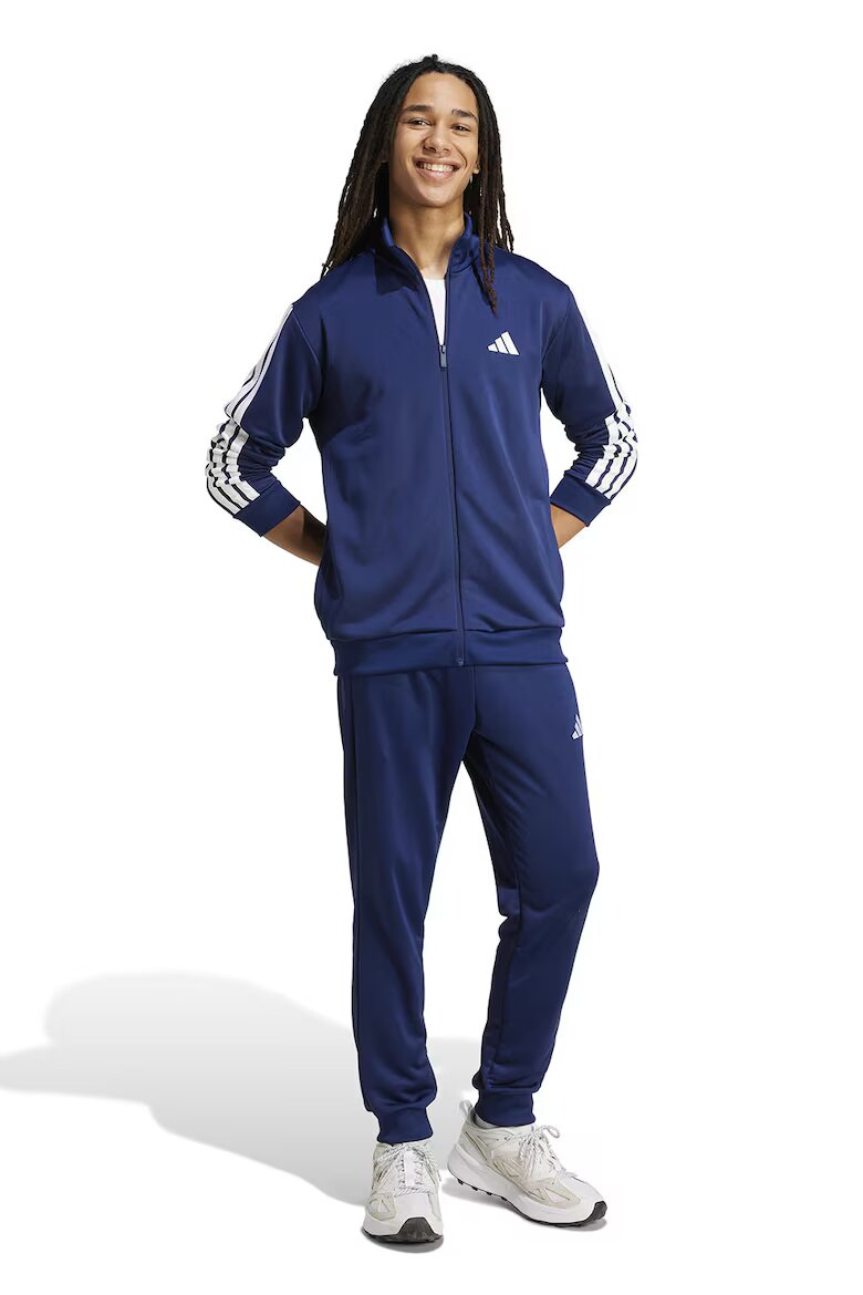 adidas Sportswear Слим спортен екип с лого Бял/Тъмносин