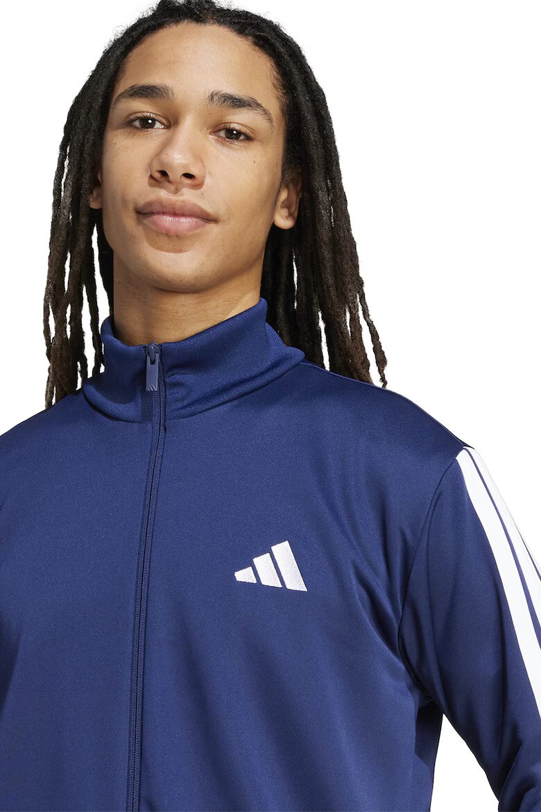 adidas Sportswear Слим спортен екип с лого Бял/Тъмносин