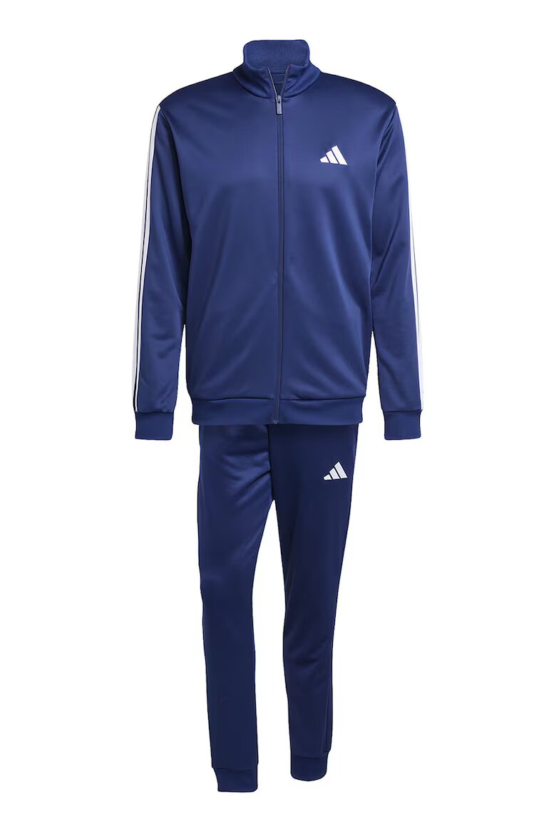 adidas Sportswear Слим спортен екип с лого Бял/Тъмносин