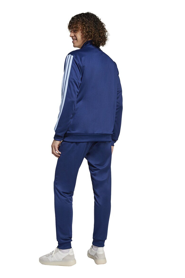 adidas Sportswear Слим спортен екип с лого Тъмносин