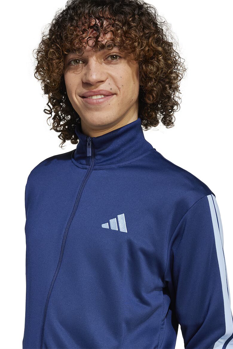 adidas Sportswear Слим спортен екип с лого Тъмносин