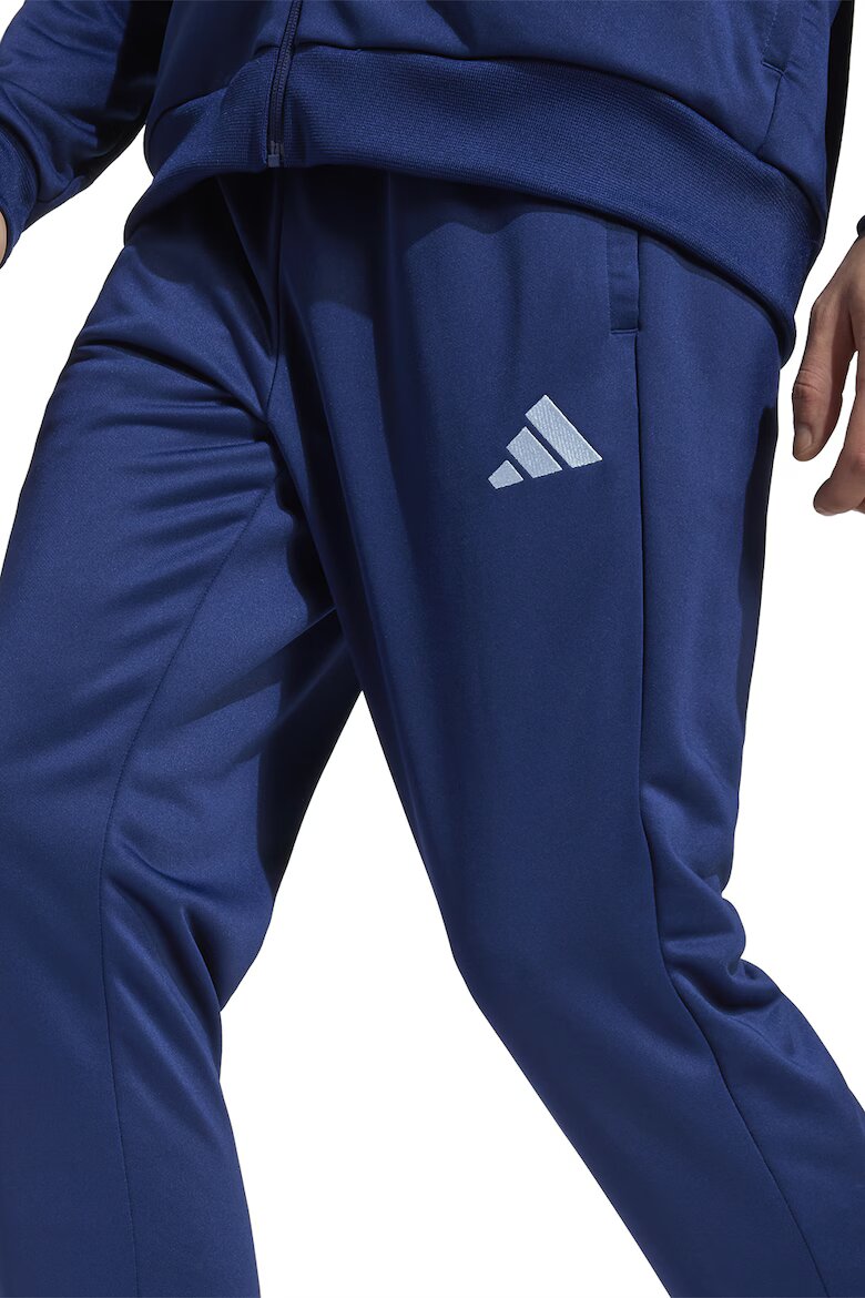 adidas Sportswear Слим спортен екип с лого Тъмносин