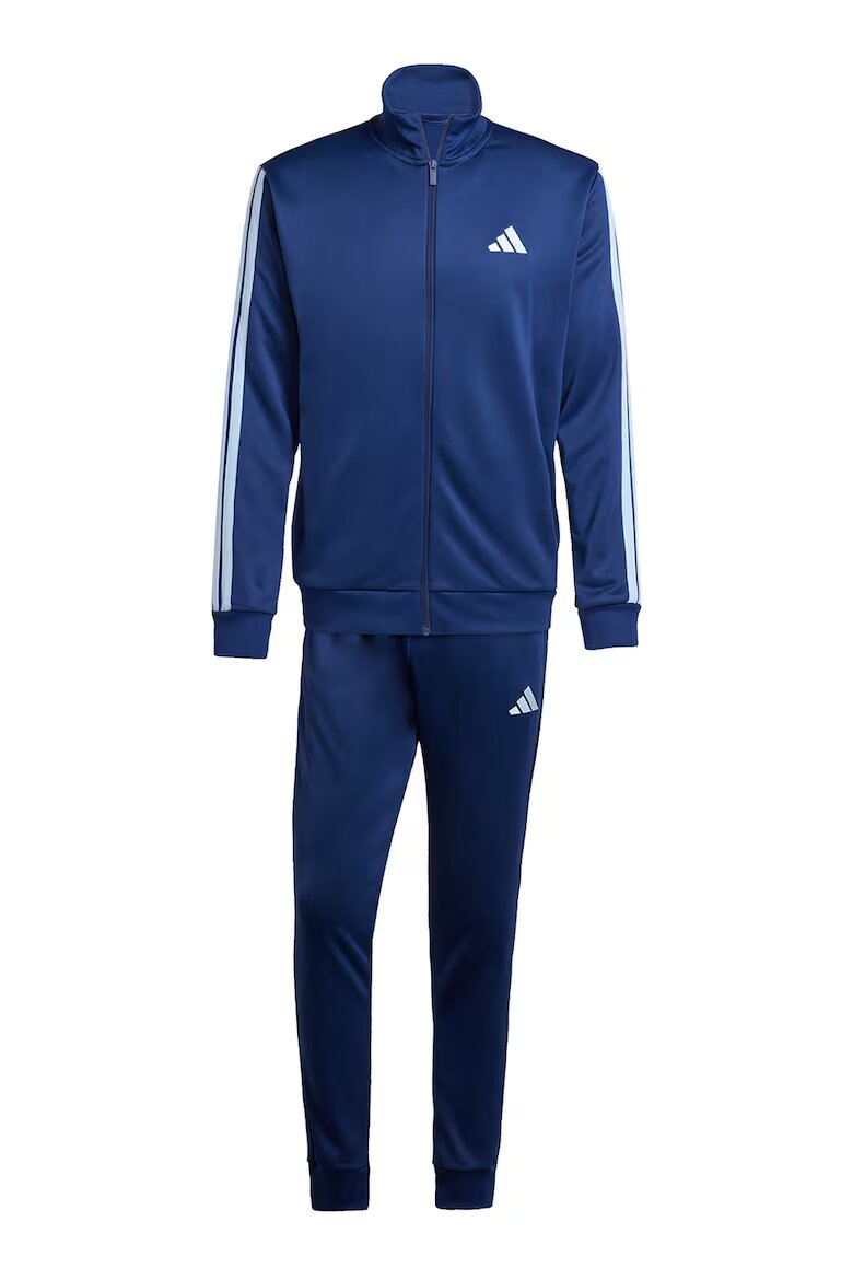adidas Sportswear Слим спортен екип с лого Тъмносин