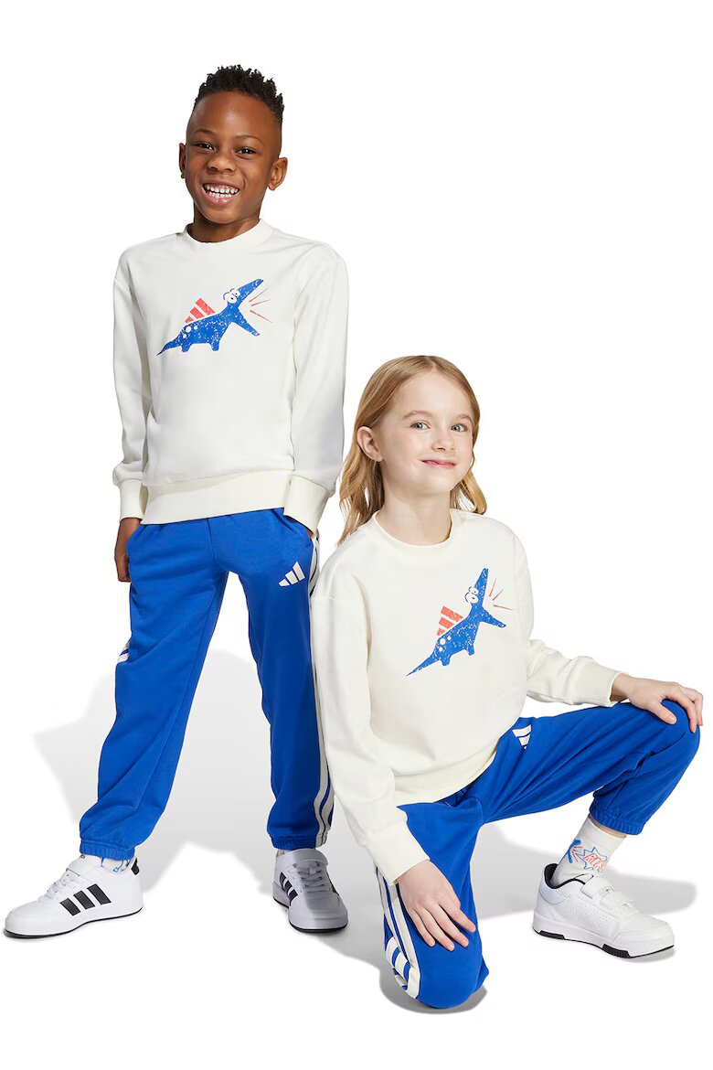 adidas Sportswear Спортен екип Adiraptor с овално деколте Бял/Син