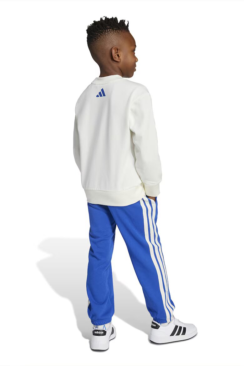 adidas Sportswear Спортен екип Adiraptor с овално деколте Бял/Син