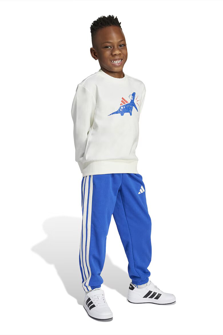 adidas Sportswear Спортен екип Adiraptor с овално деколте Бял/Син