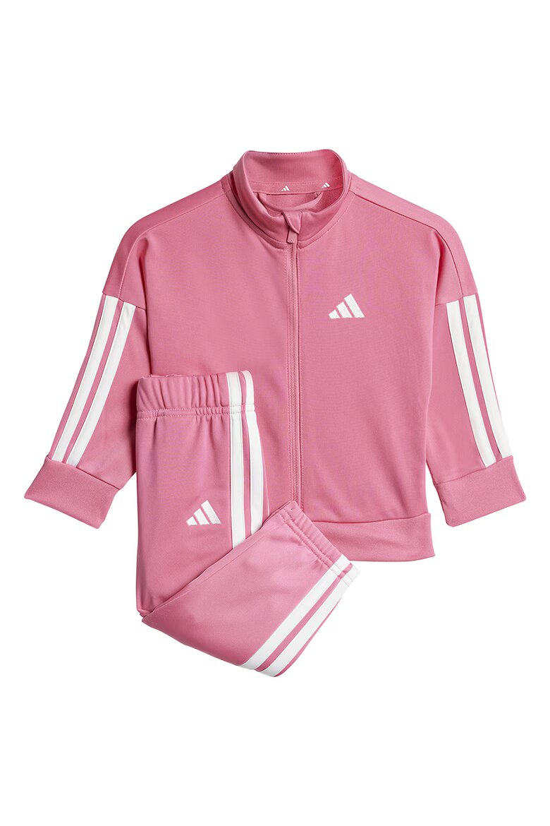 adidas Sportswear Спортен екип Essentials Climacool с цип Бял/Розово