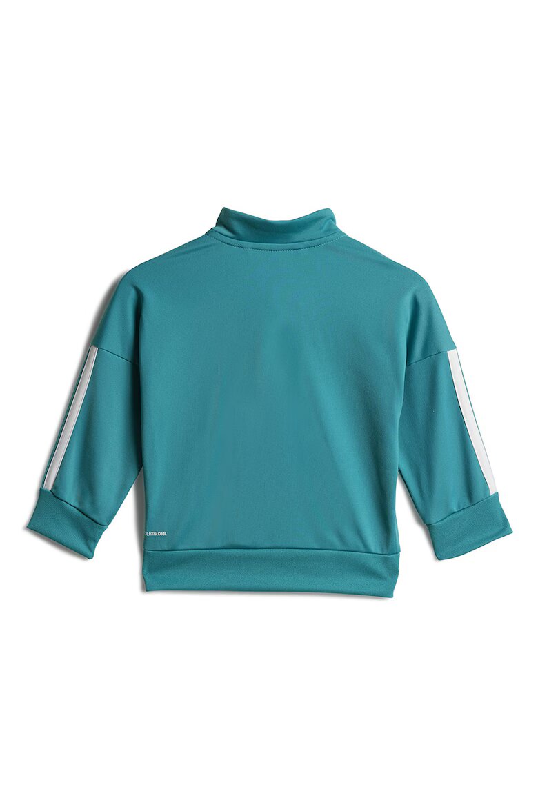 adidas Sportswear Спортен екип Essentials Climacool с цип Бял/Тъмнозелен/Персийско зелено