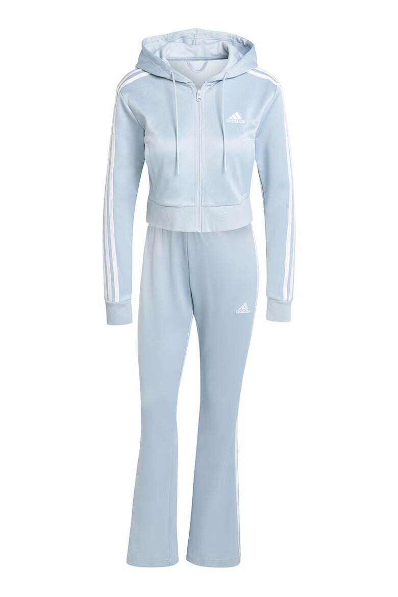 adidas Sportswear Спортен екип Glam с късо худи Светлосин
