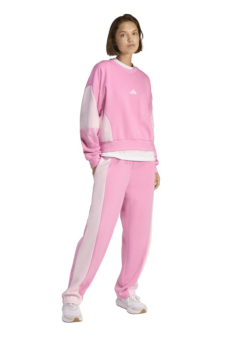 adidas Sportswear Спортен екип Laziday с контрастни панели Бял/Розово