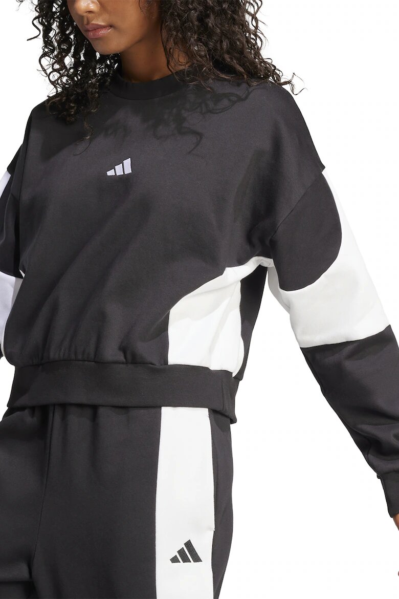 adidas Sportswear Спортен екип Laziday с контрастни панели Черен/Бял