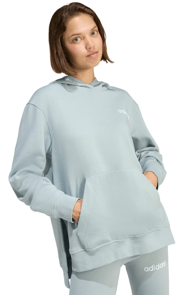 adidas Sportswear Спортен екип Leisure с памук с лого Бял/Ледено синьо