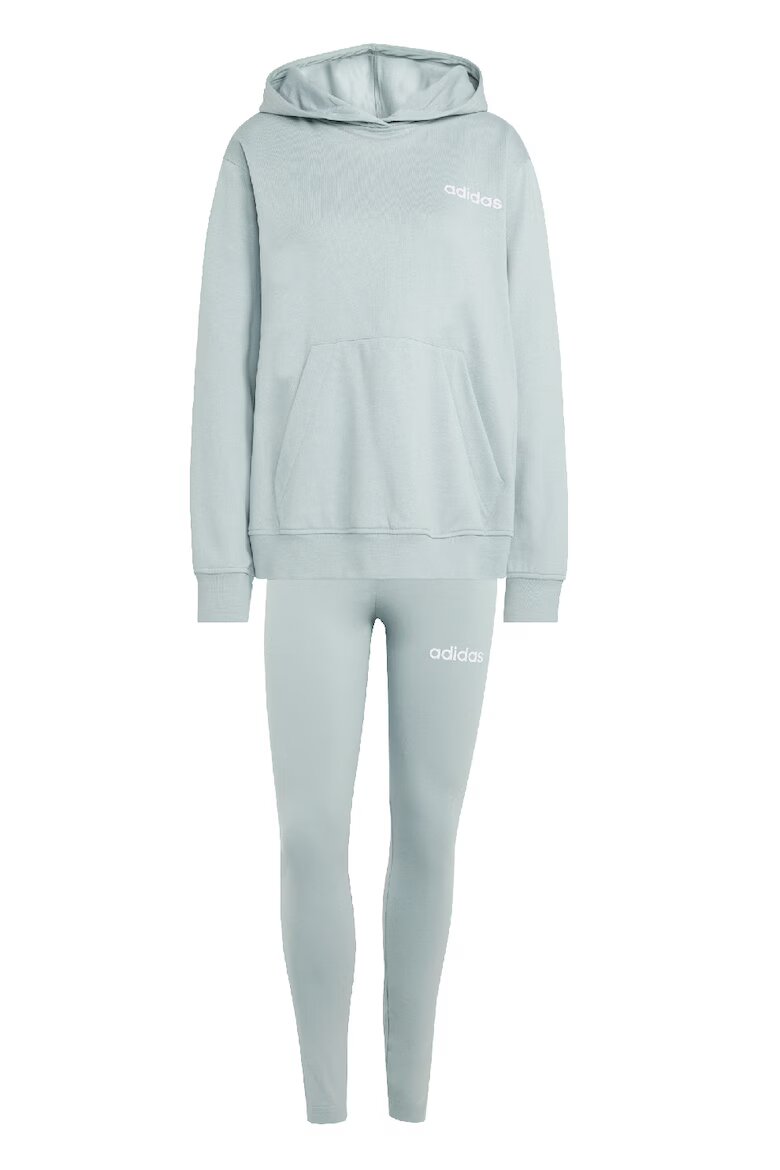 adidas Sportswear Спортен екип Leisure с памук с лого Бял/Ледено синьо