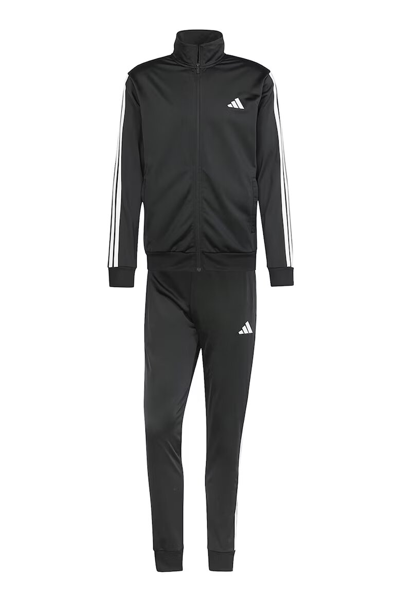 adidas Sportswear Спортен екип с бродирано лого Черен