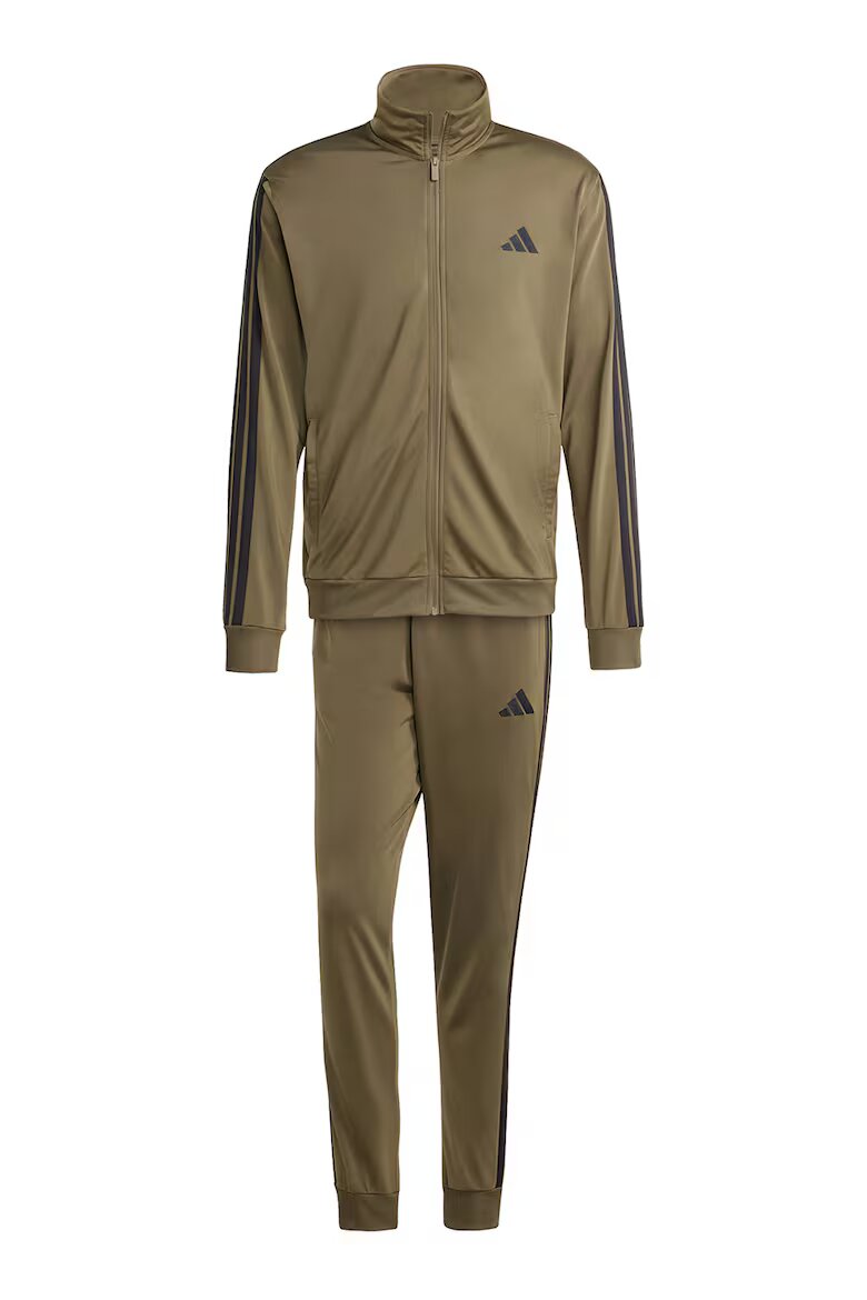 adidas Sportswear Спортен екип с бродирано лого Черен/Каки