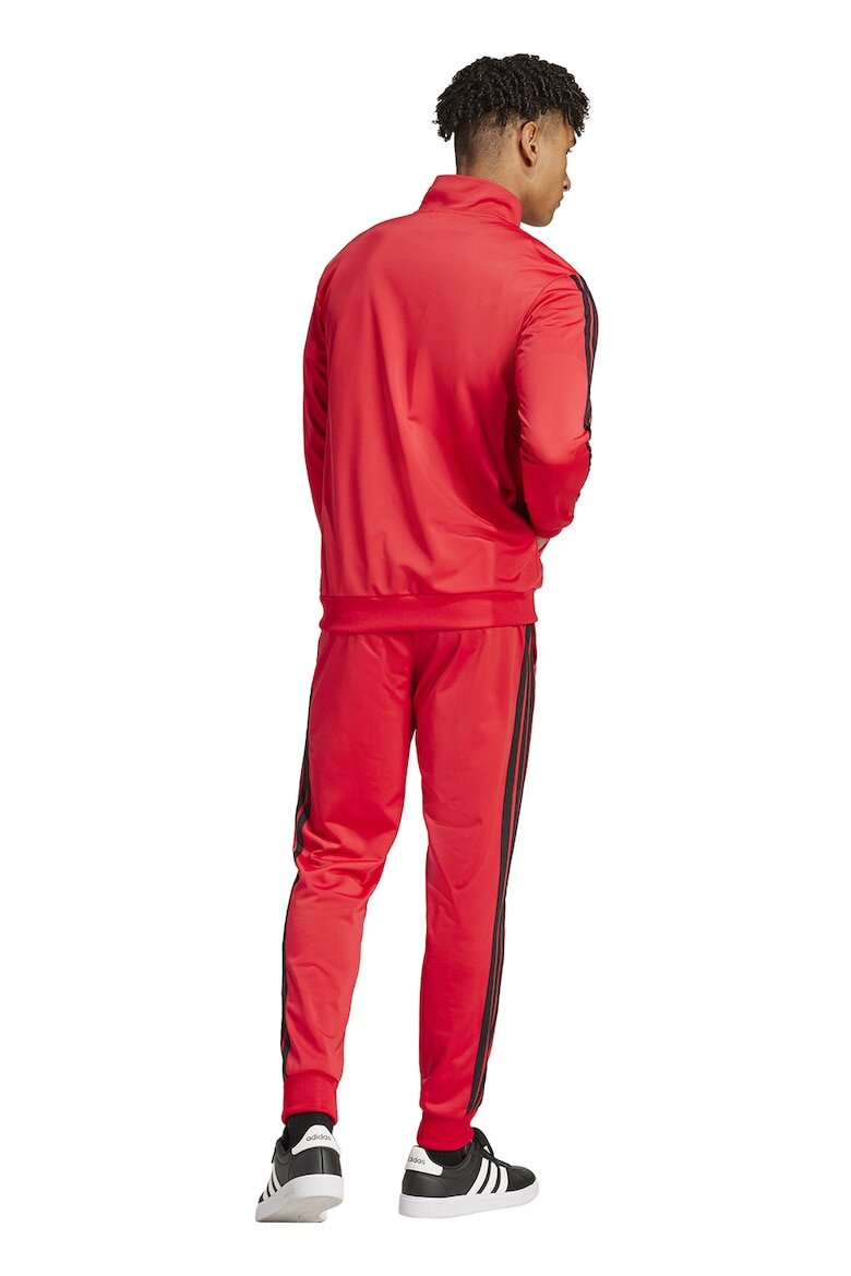 adidas Sportswear Спортен екип с бродирано лого Черен/Мандарина