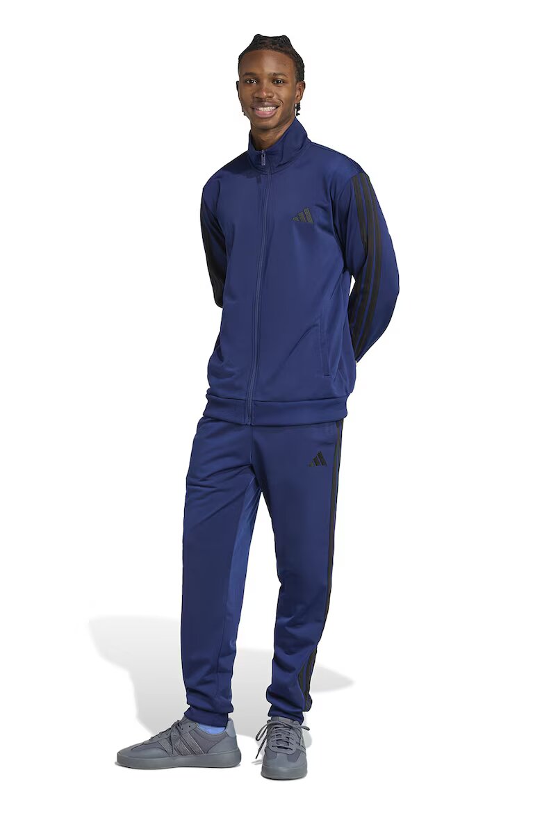 adidas Sportswear Спортен екип с бродирано лого Черен/Тъмносин