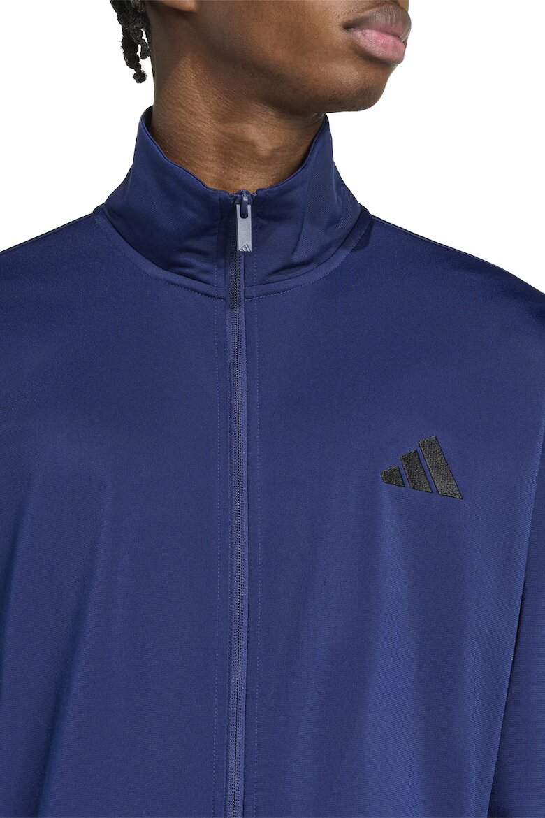 adidas Sportswear Спортен екип с бродирано лого Черен/Тъмносин