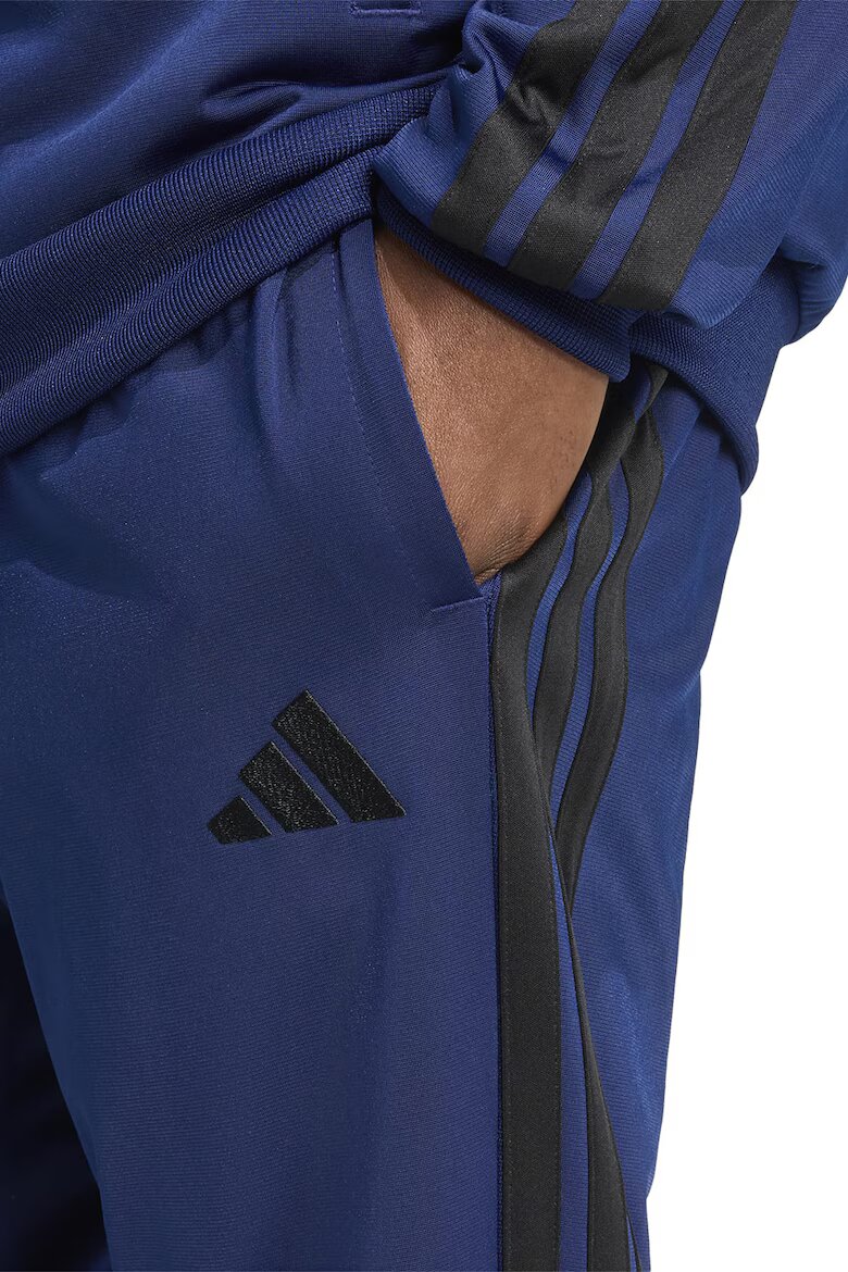 adidas Sportswear Спортен екип с бродирано лого Черен/Тъмносин